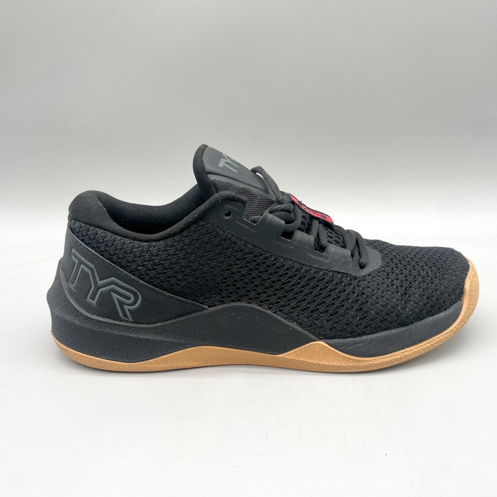 TYR Womens 7.5 CXT-2F Trainer Black Gum CrossFit Weightlifting Shoes Gym HIIT